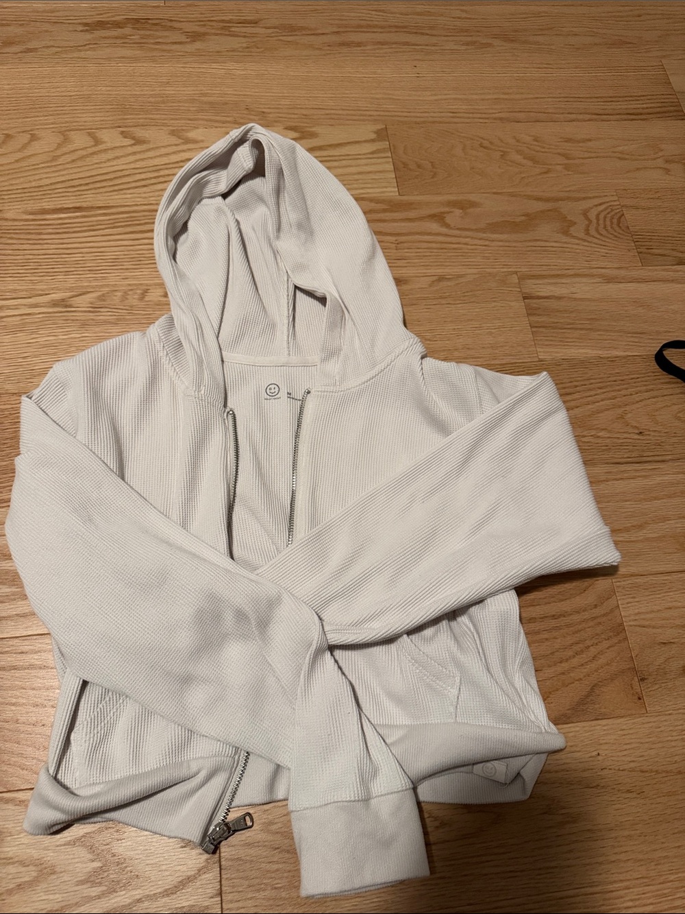 Hollister zip up cropped